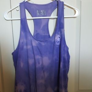 Converse All Star Purple Tie-Dye Tank Top