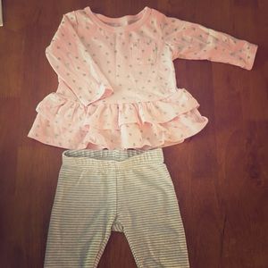 Pretty Silver Heart Outfit