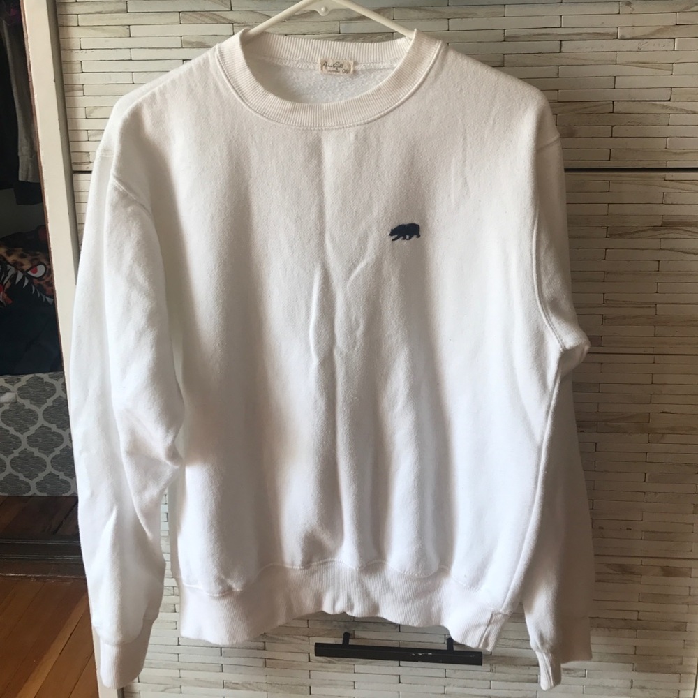 Brandy Melville White Crewneck Sweatshirt