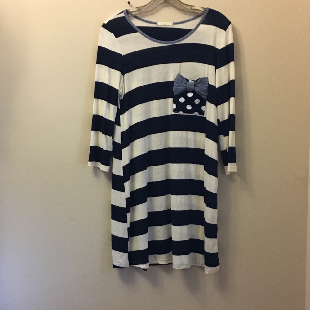 3/4 length sleeve t-shirt dress