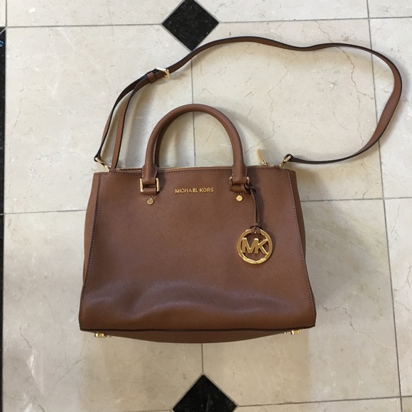 Authentic Chestnut Michael Kors Satchel - Picture 3 of 7