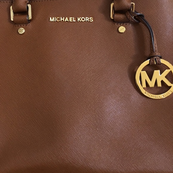 Authentic Chestnut Michael Kors Satchel - Picture 2 of 7