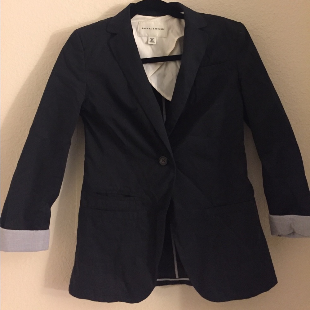 Banana republic black blazer