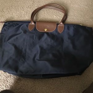 Blue handbag