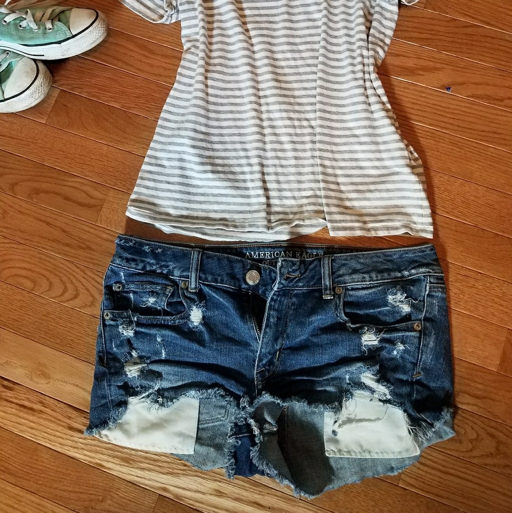 American Eagle jean shorts