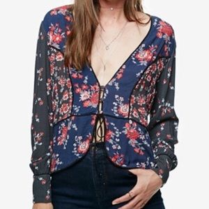 Free People Printed Top