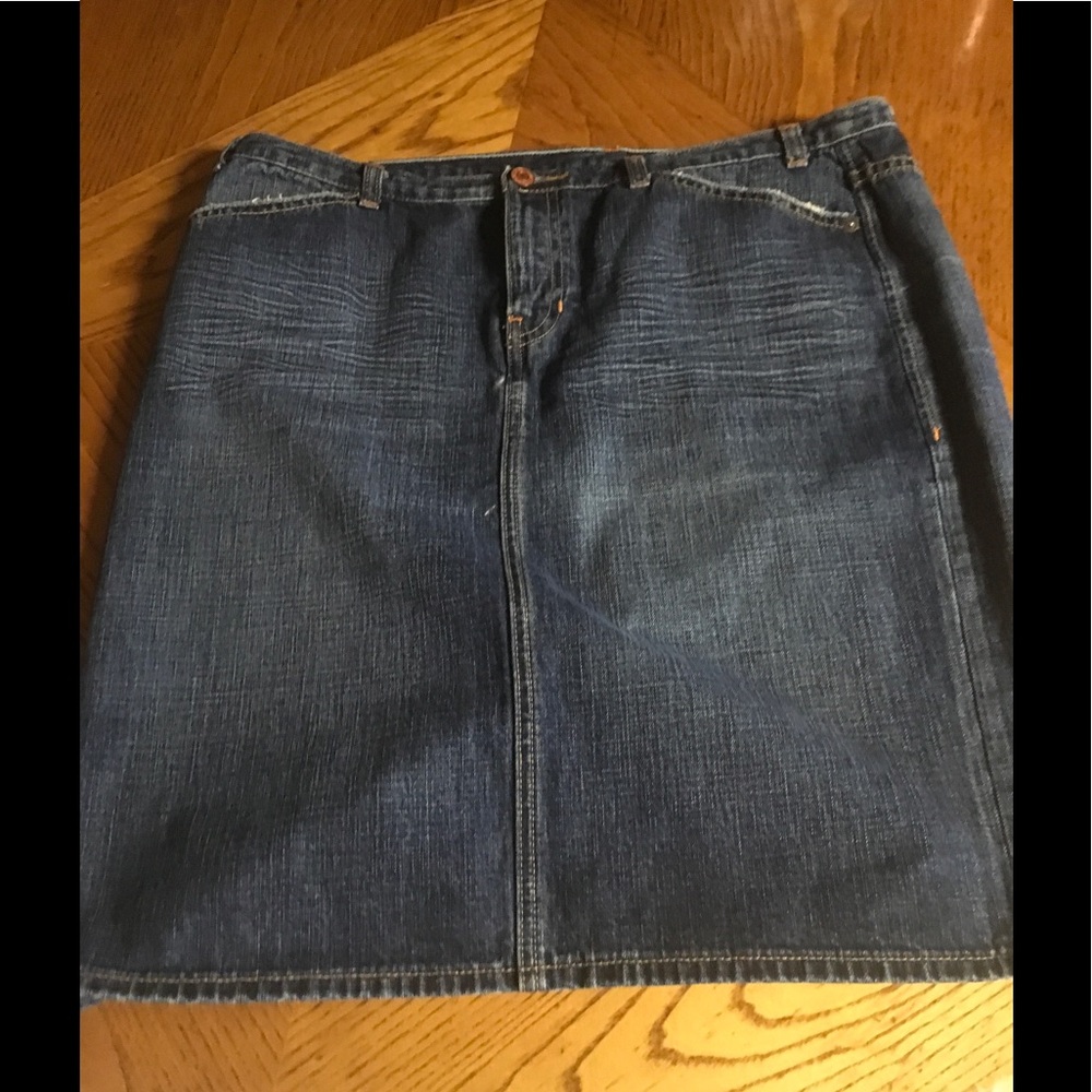 1969 Gap Jean Skirt