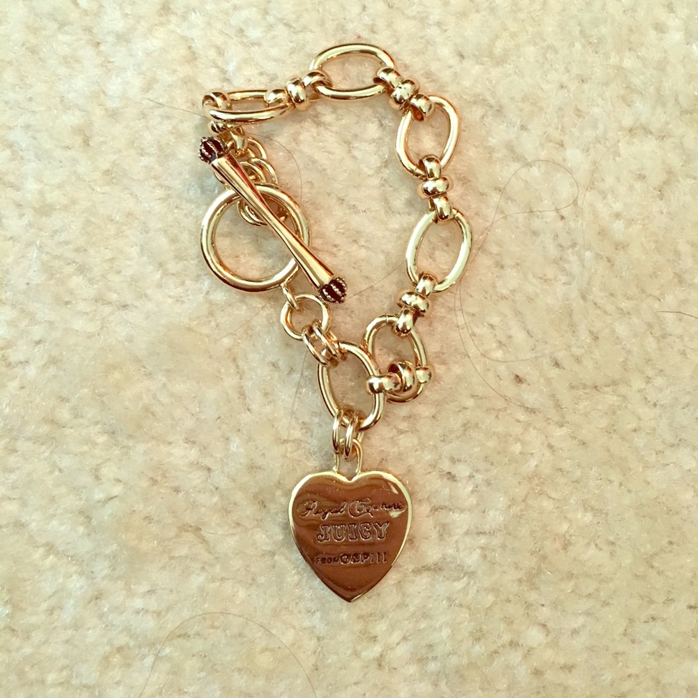 BRAND NEW gold juicy couture chain bracelet