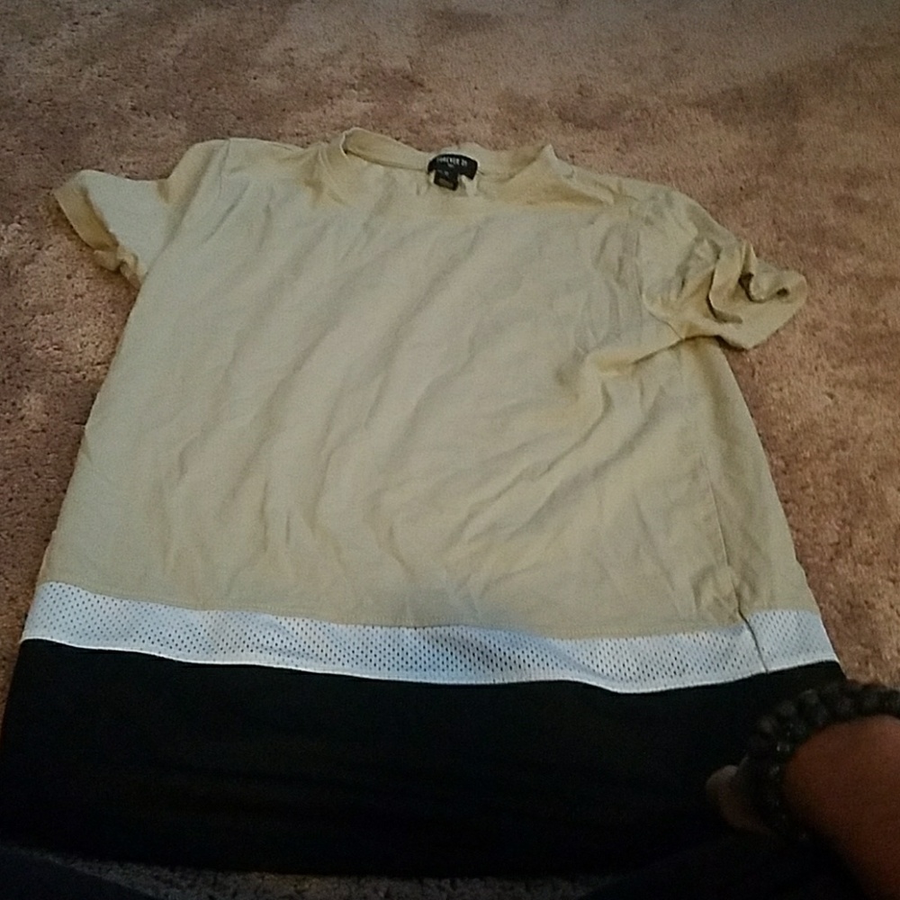 Forever21 Mesh Jersey tee