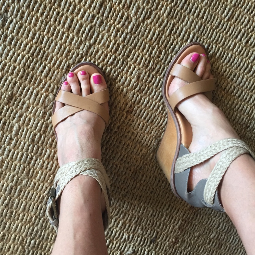 Dolce Vita neutral wedges