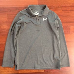 Under Armour Grey Collared Shirt Youth XL