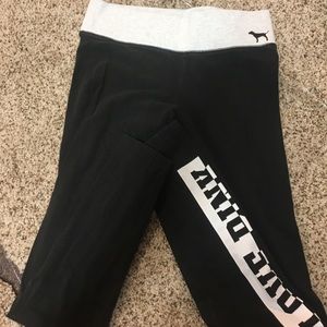 Regular length PINK leggings.