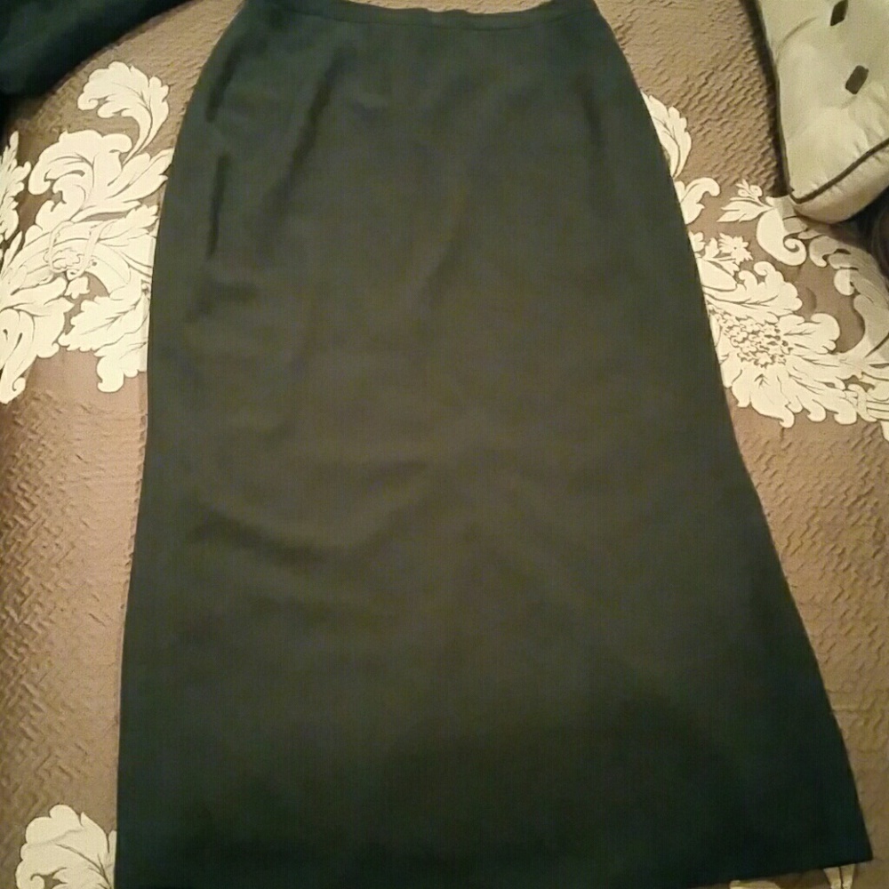 Black Maxi Cocktail Skirt