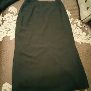 Black Maxi Cocktail Skirt