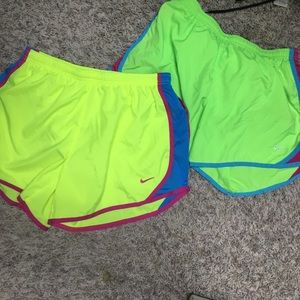 Girls Nike track shorts