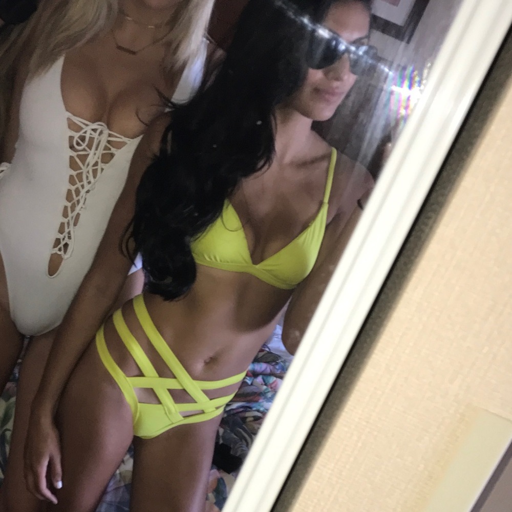 Yellow Strappy Bikini *SOLD*