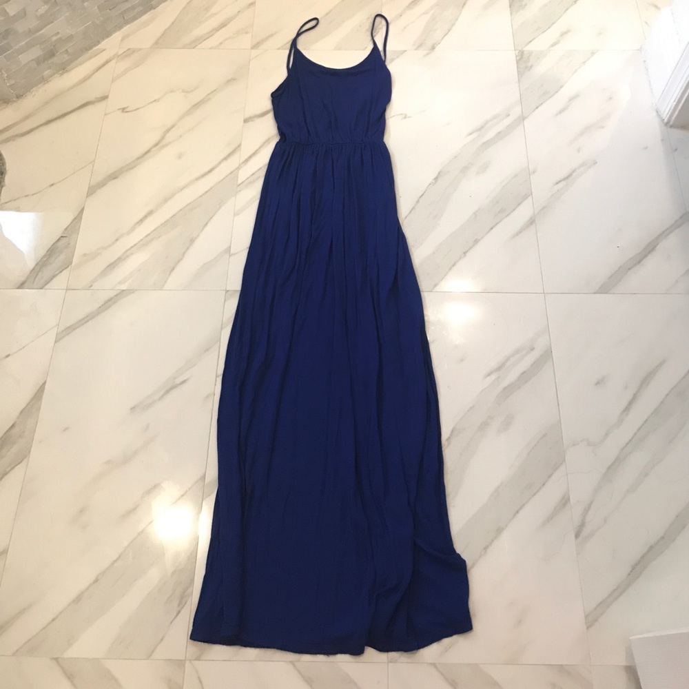 NWOT cobalt maxi dress