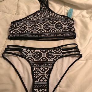Aztec print bikini