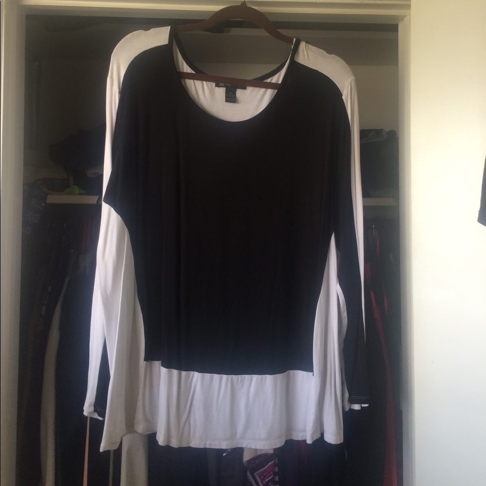 Black and White INC shirt