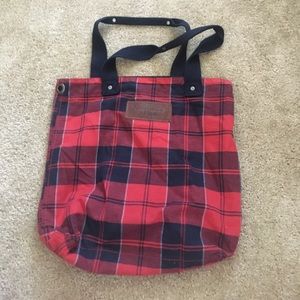 Abercrombie & Fitch Plaid Tote