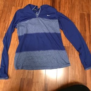 Nike Elite Long Sleeve Running Shirt Hoodie