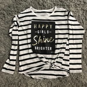 Justice long-sleeve tshirt