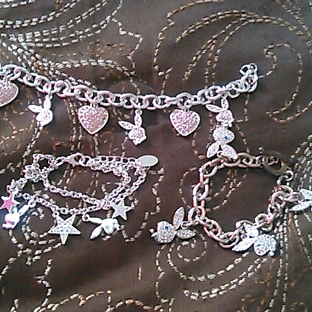 Playboy bunny bracelets.