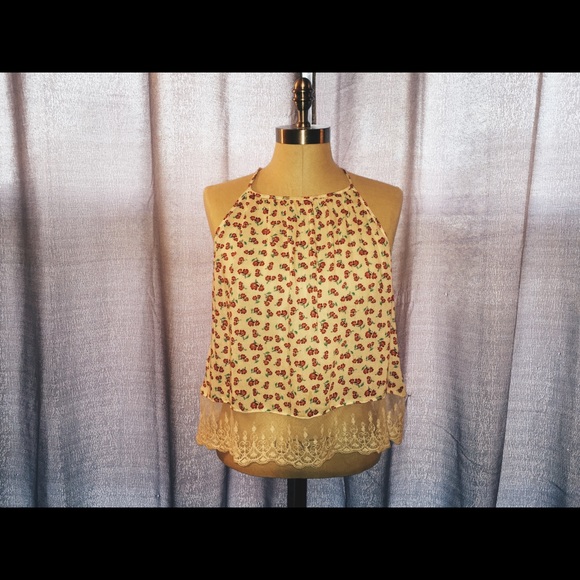 Floral halter - Picture 1 of 1