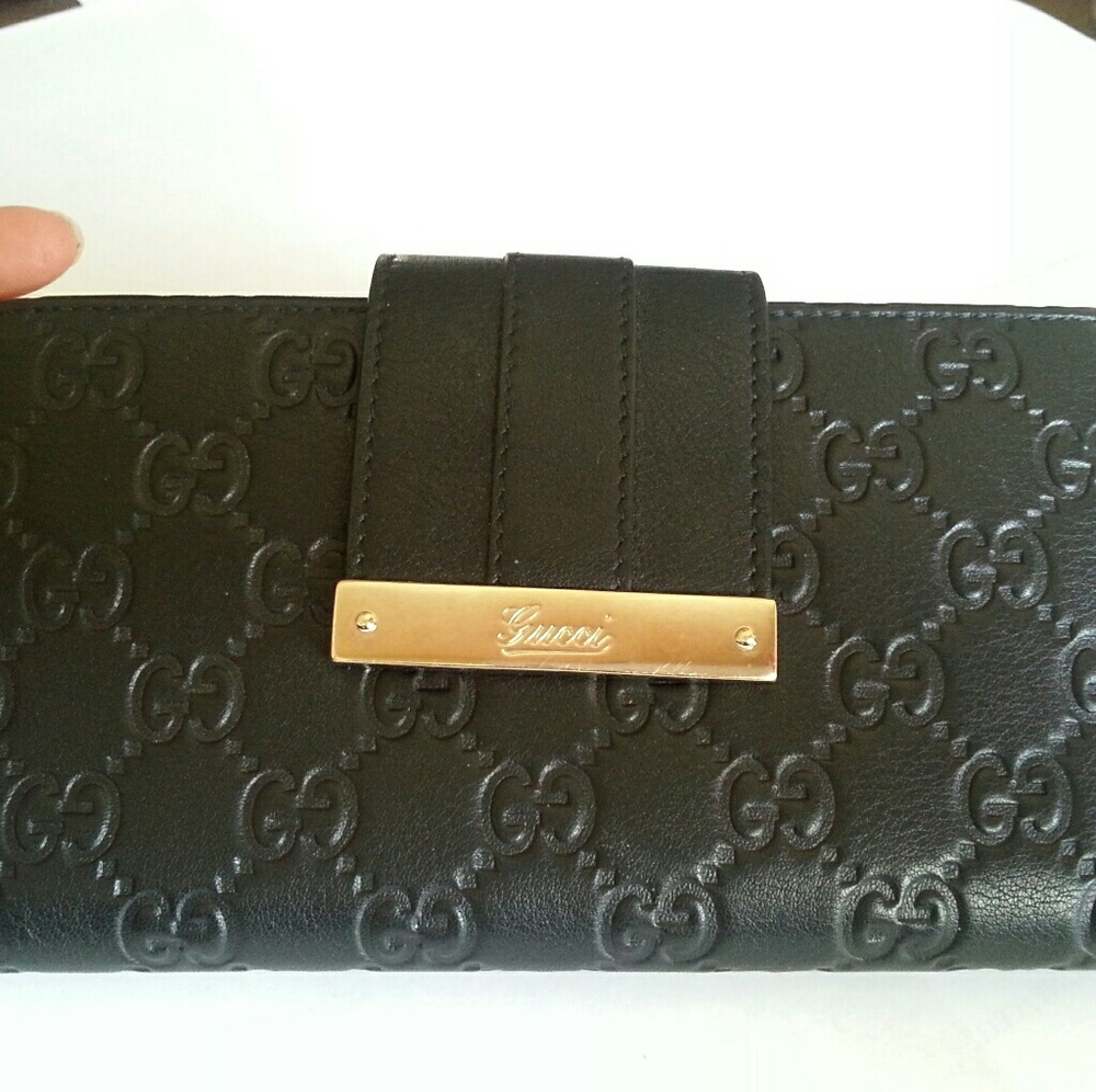 Gucci Guccissima Continental Wallet