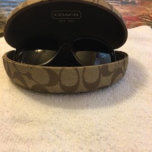 Coach sunglasses with case