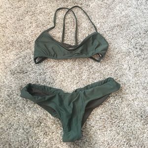 pacsun army green bikini ‼️‼️
