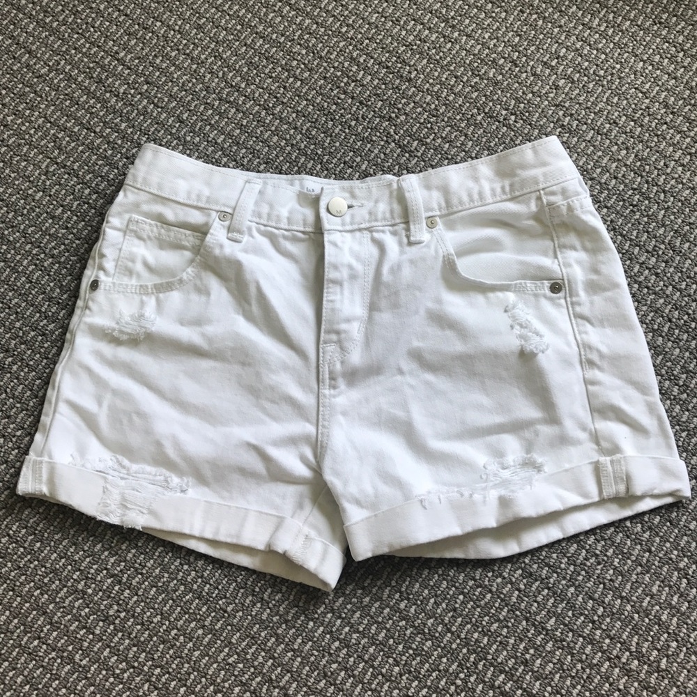 White Shorts