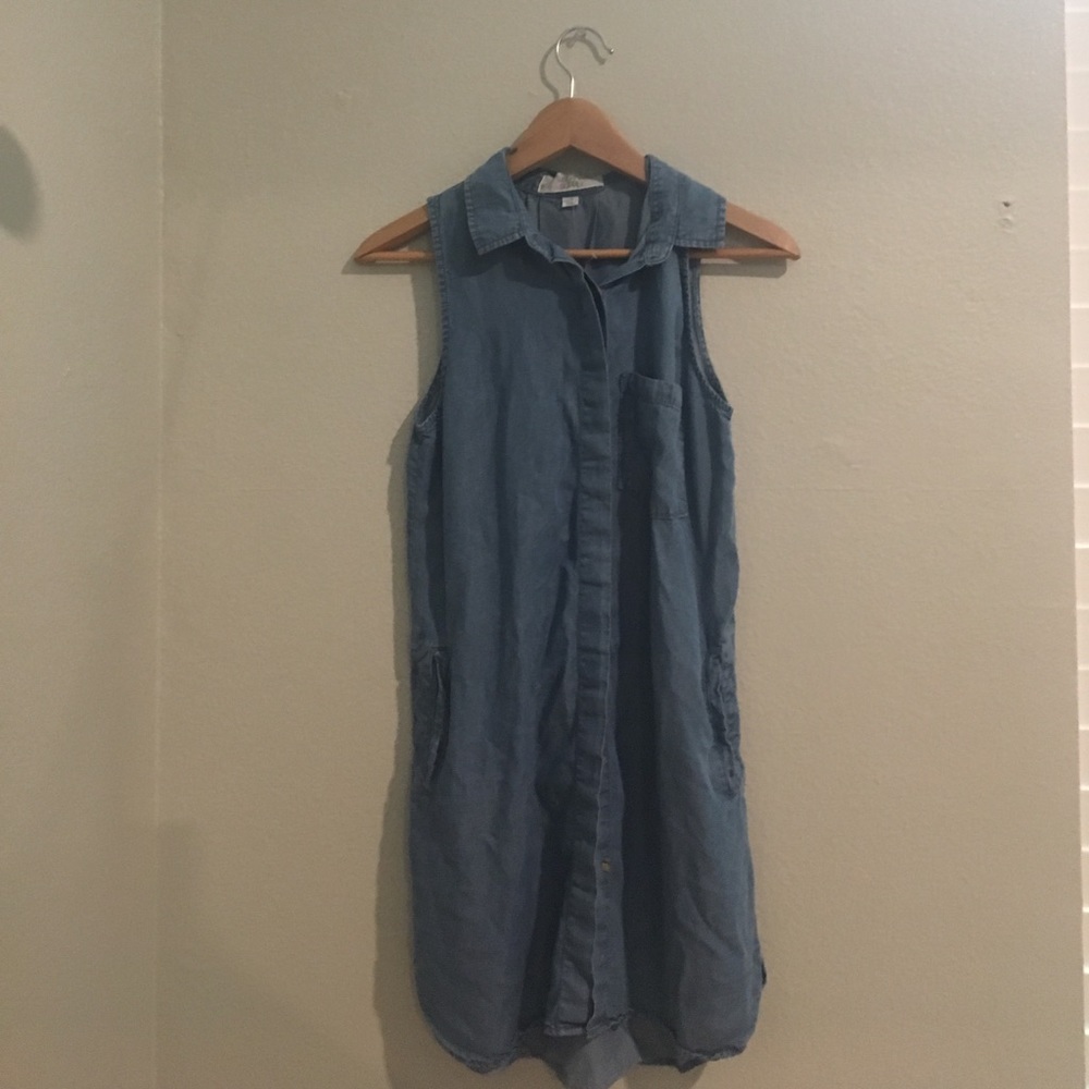 blue jean dress worn one