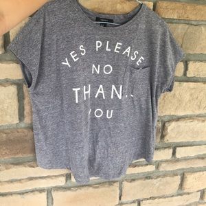 Yes please no thank you tee