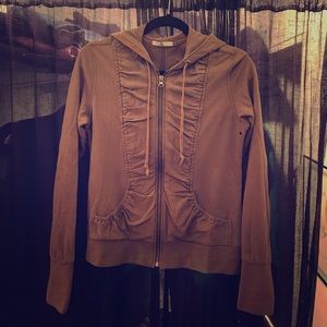 Mike&Chris hoodie w/ rouching- runs small!