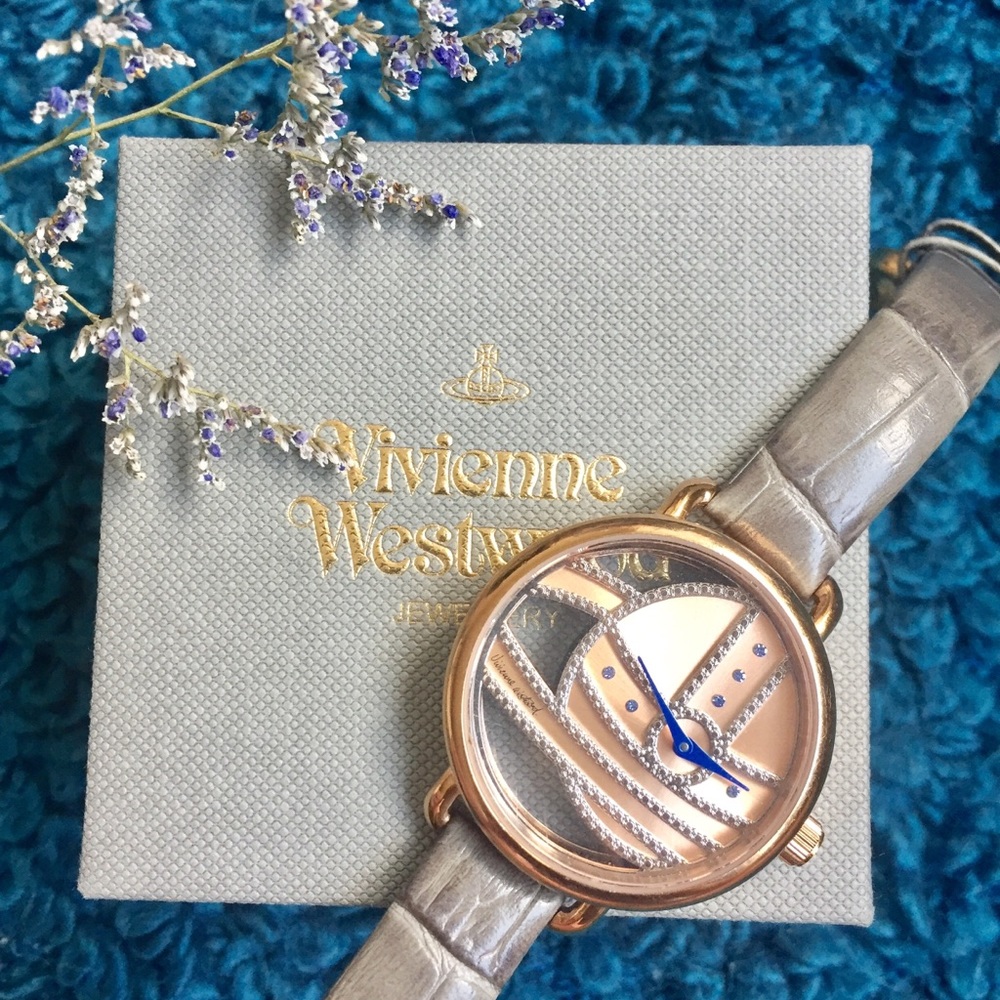 Vivienne Westwood see through watch Leather straps