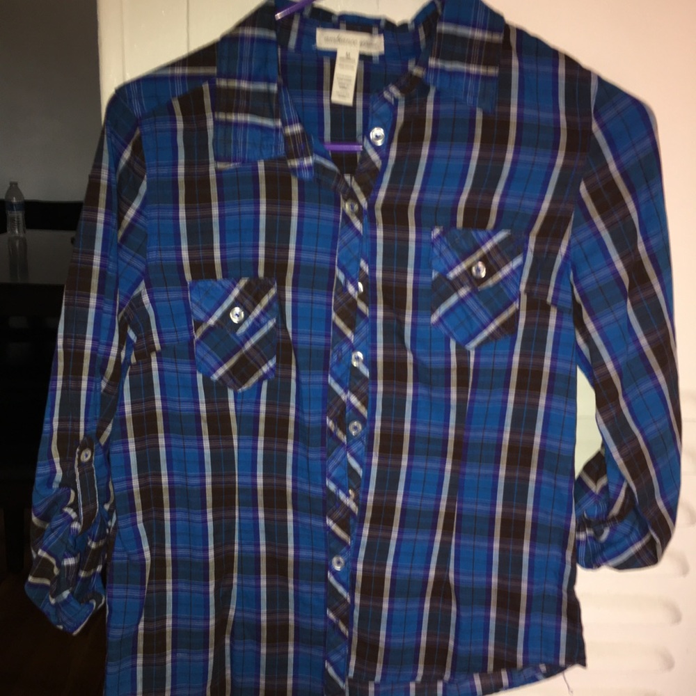 Women's plaid shirt