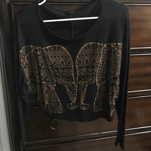 Elephant Crop Top