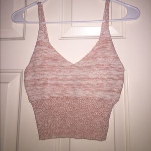 Pink Crochet Crop Top