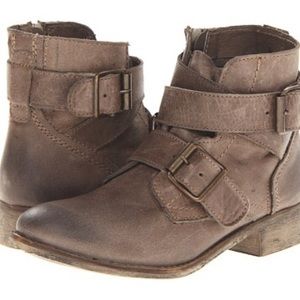 Steve Madden Territory Stone Buckle Booties