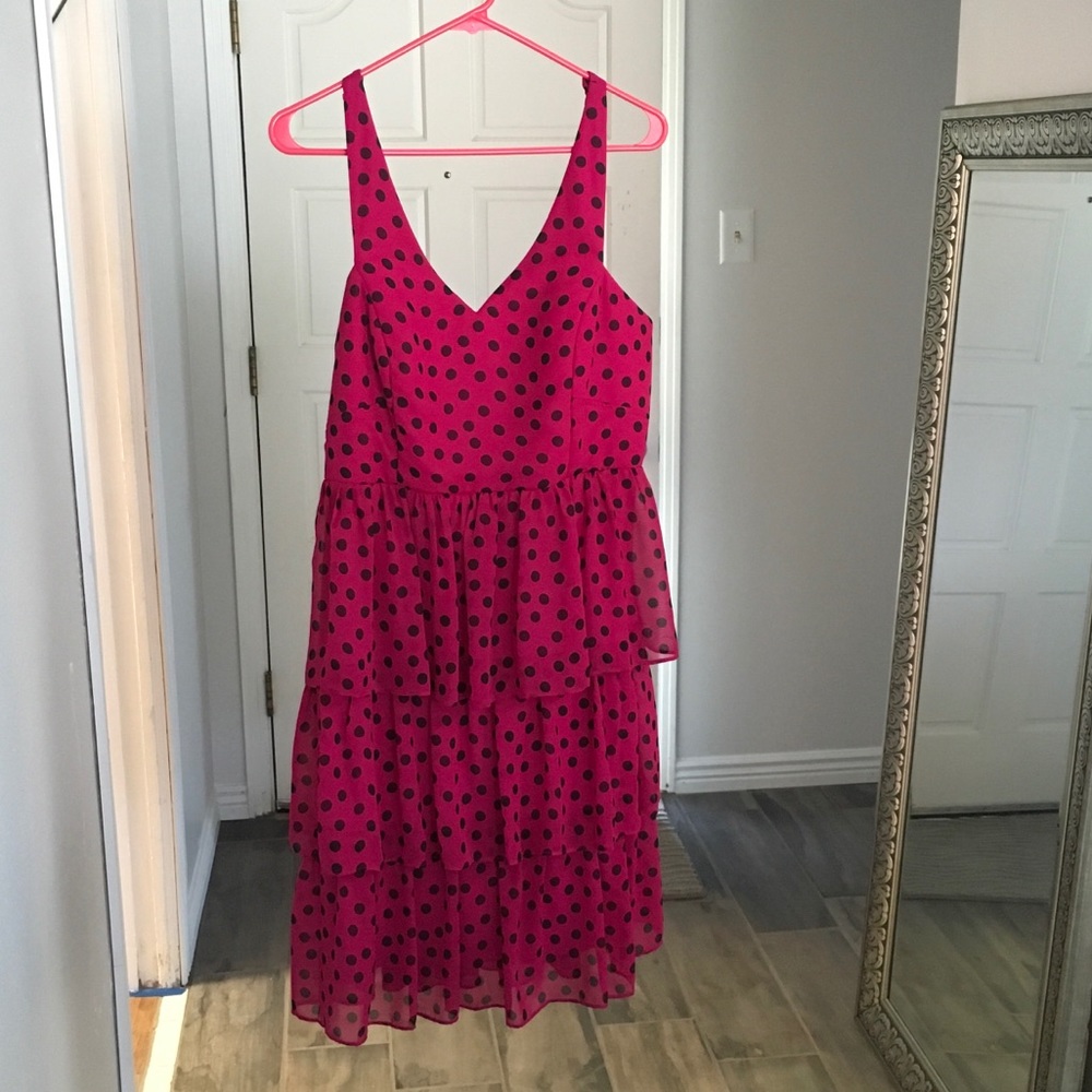 Black and Pink Torrid Dress