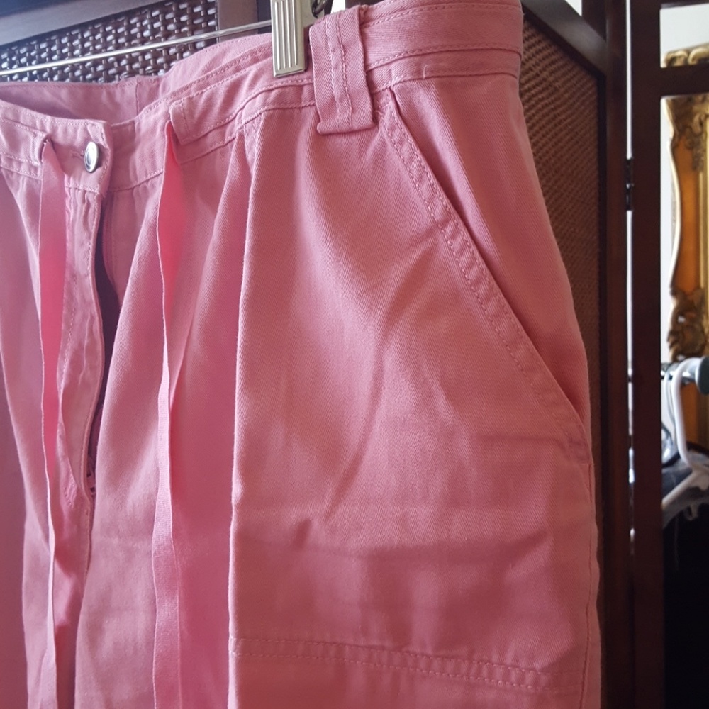 JM Collection Pink Capris . Size 14💙 - Picture 3 of 7