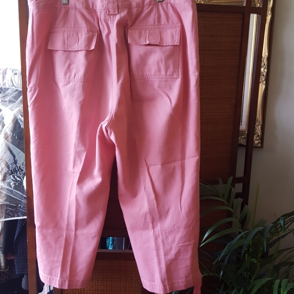 JM Collection Pink Capris . Size 14💙 - Picture 6 of 7