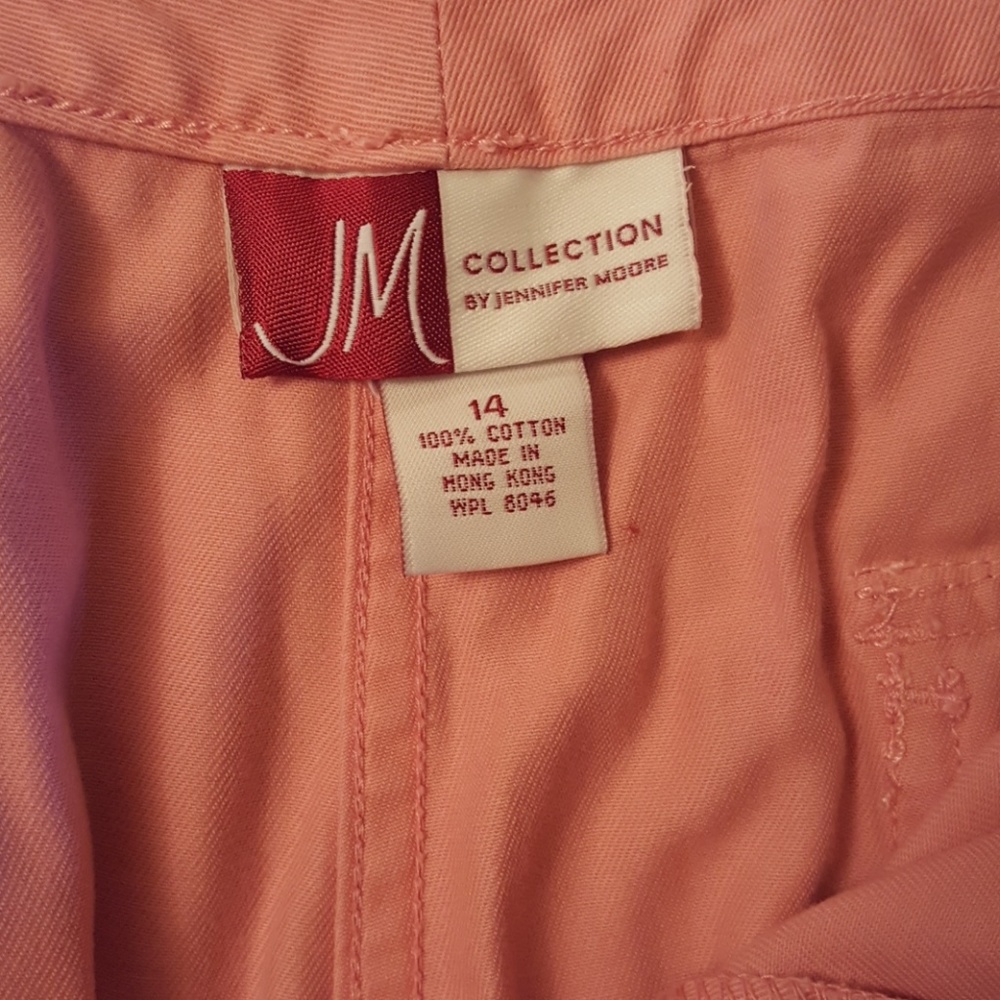 JM Collection Pink Capris . Size 14💙 - Picture 7 of 7