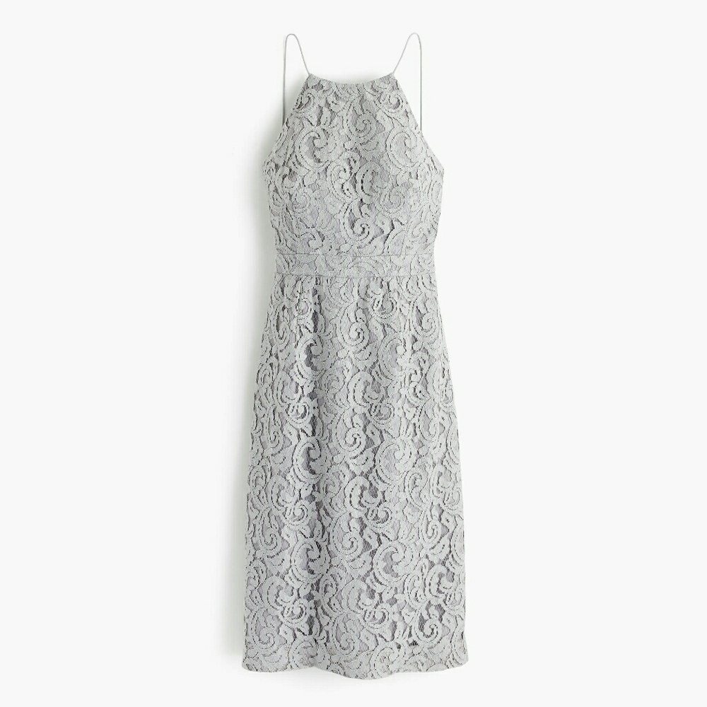 J.Crew Gray Lace Dress