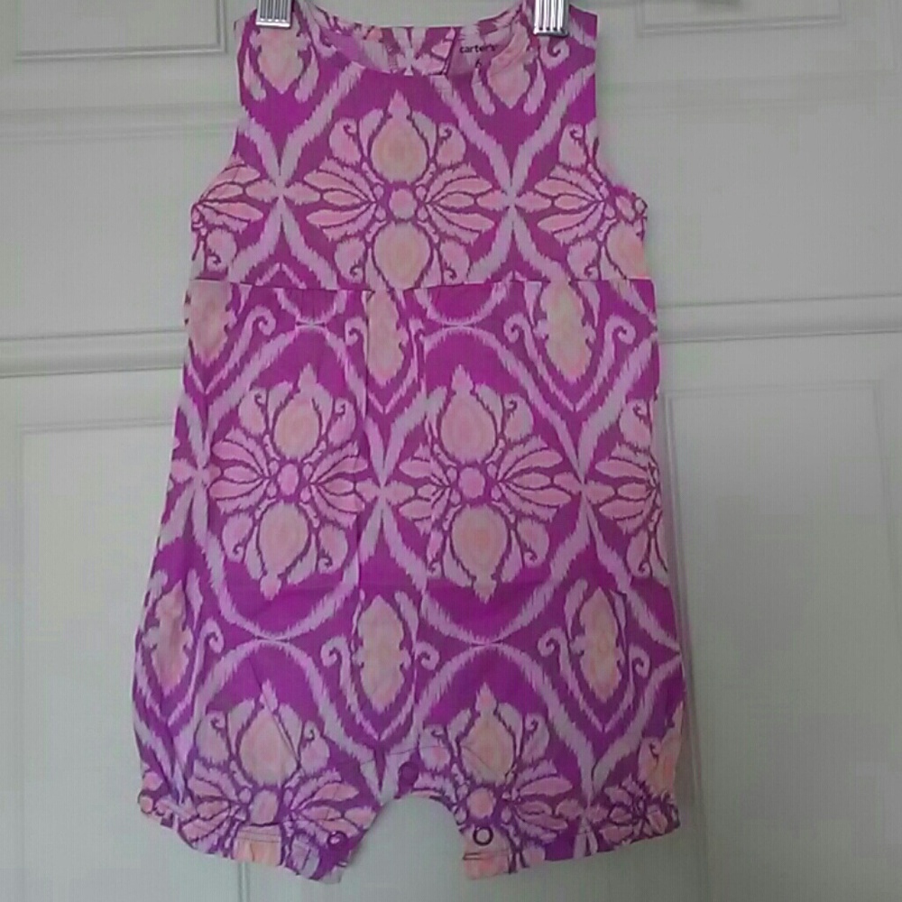 Neon print romper