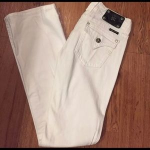 White Miss Me Size 28!