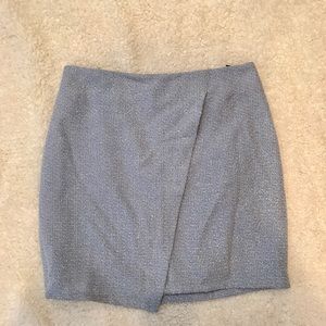 Lulus Light Blue Woven Mini Skirt