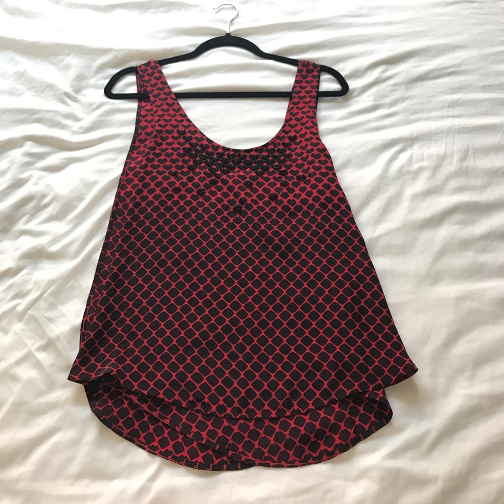 NWT Club Monaco Silk Flowy Tank