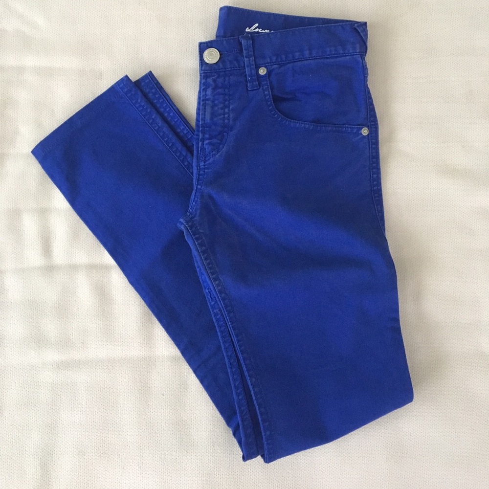 Electric Blue Skinny Jeans